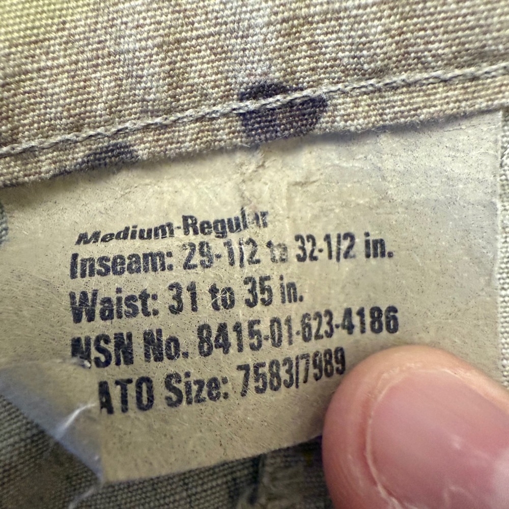 Army Combat Uniform Trousers Medium Regular Ocp M… - image 7